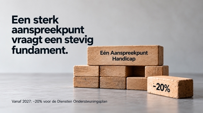 Besparing van 1,6 miljoen euro ondergraaft het ‘Eén Aanspreekpunt Handicap’ nog voor het er is